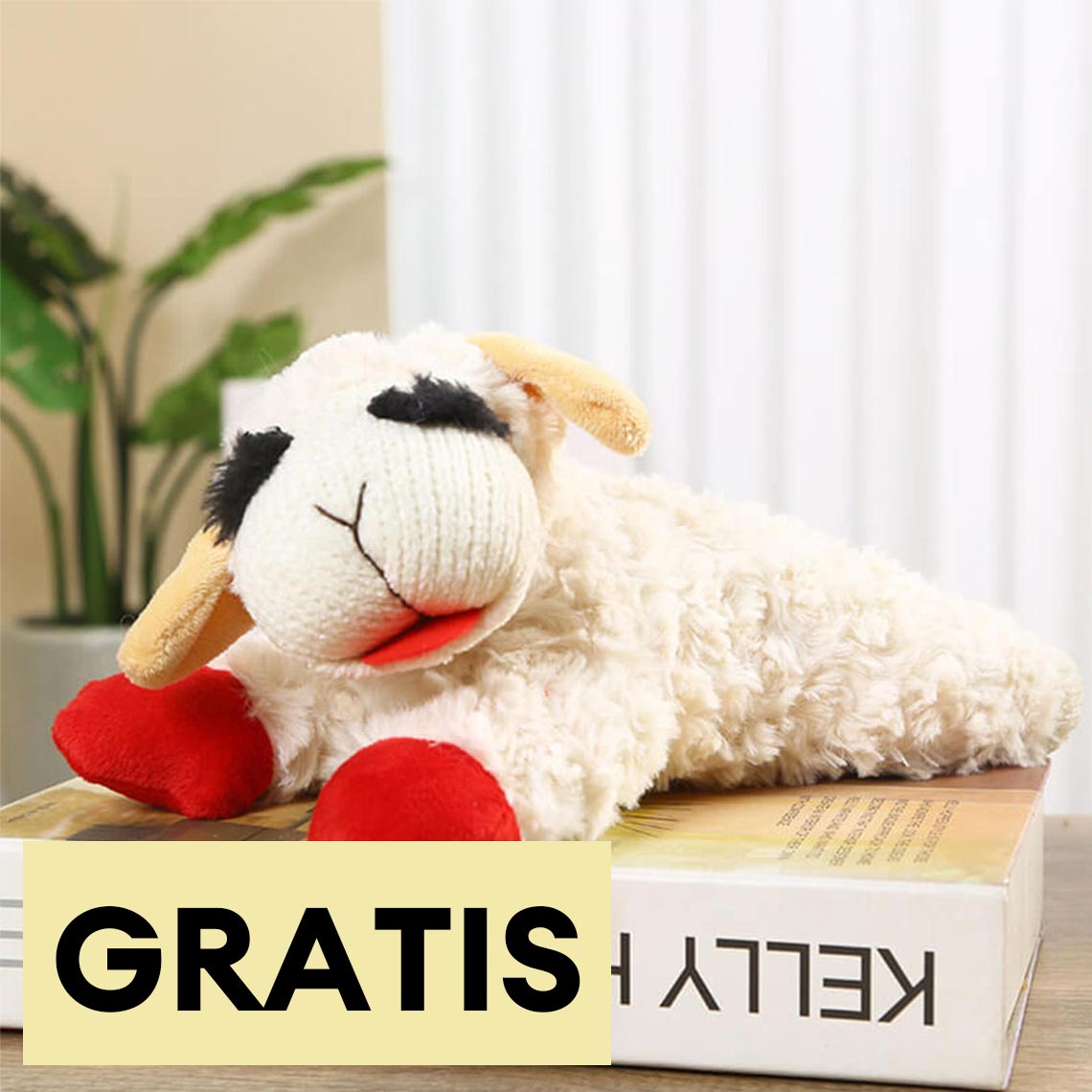 Adorable peluche de cordero, juguete interactivo para perros——Cantidad limitada