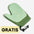 Guante de aseo con cepillo flotante para mascotas de doble cara de silicona——Cantidad limitada