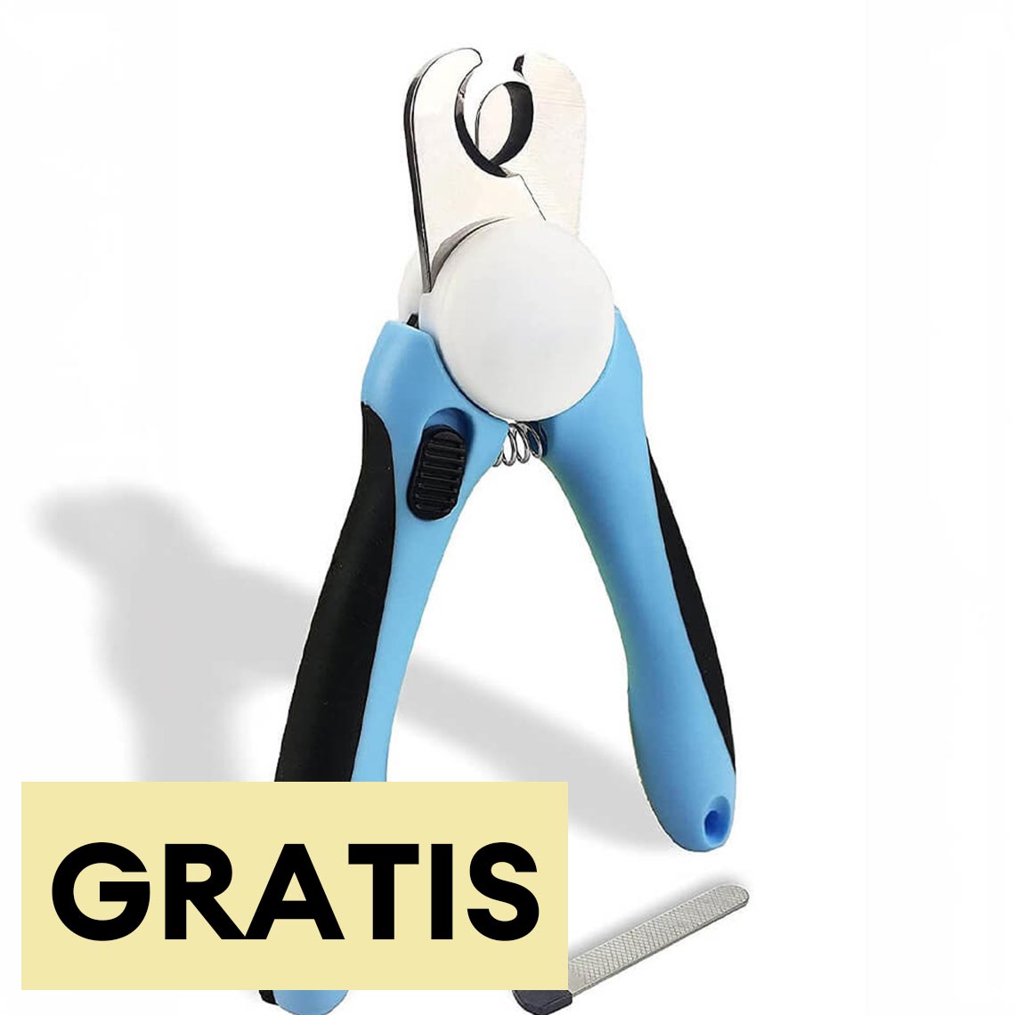 Herramienta de aseo profesional para mascotas, cortauñas para perros con lima de uñas——Cantidad limitada