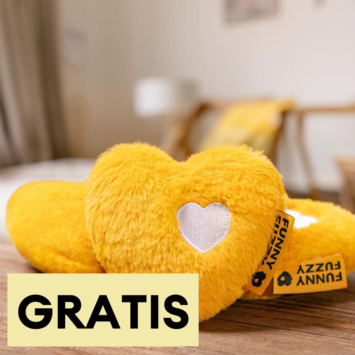FUNNYFUZZY Juguete de peluche para perro con forma de corazón——Cantidad limitada