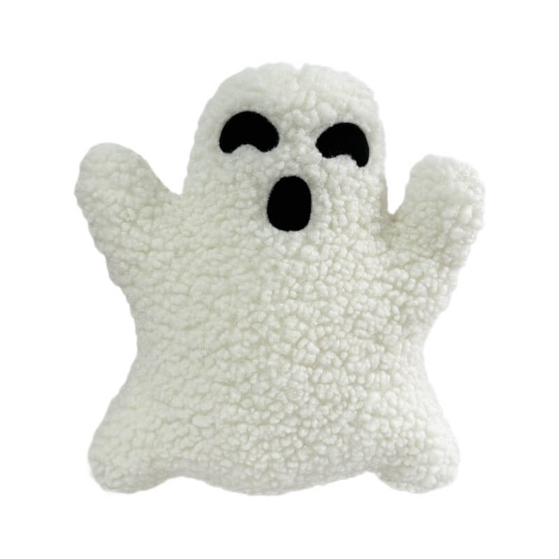 Almohada de peluche suave y espeluznante con forma de fantasma de Halloween