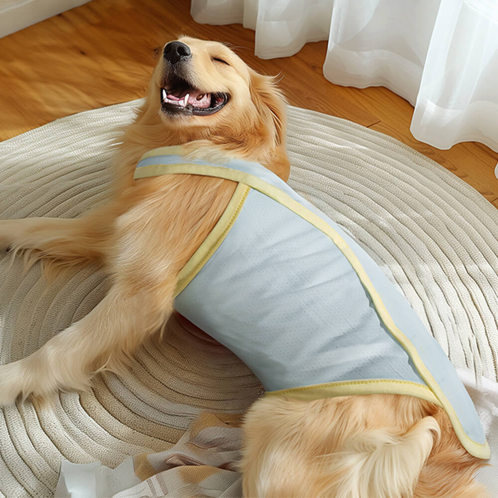 Ice Silk Cooling Dog Clothes Sunburn Protection Dog Vest