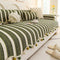Chenille Art Corrugated Breatable No-Slip Couch Cover Coach