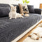 Chenille Art Corrugated Breatable No-Slip Couch Cover Coach