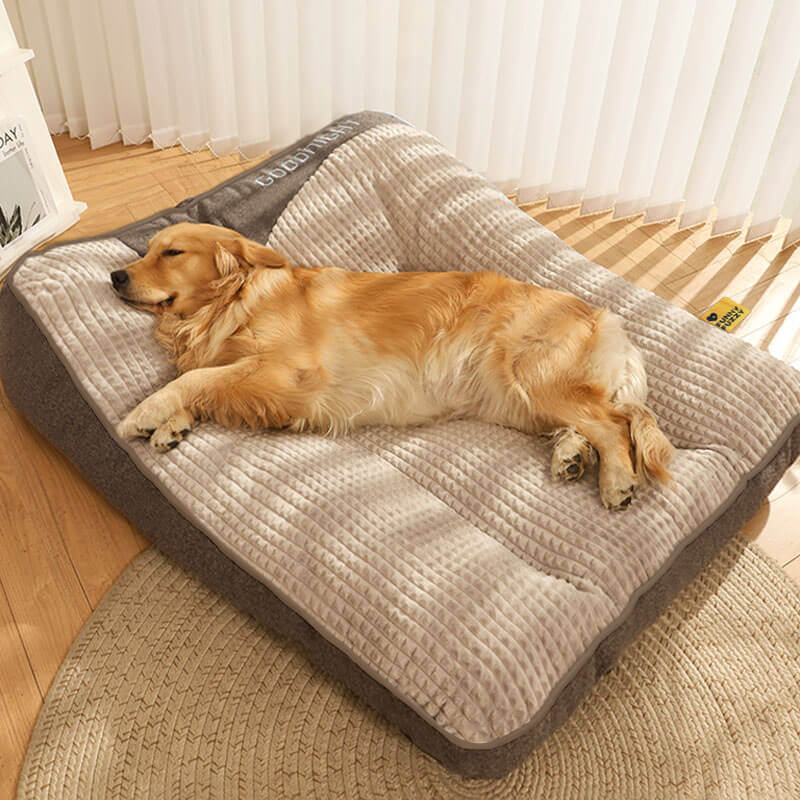 Cama Gruesa para Perros con Protección para la Columna Vertebral y Resistente a los Arañazos