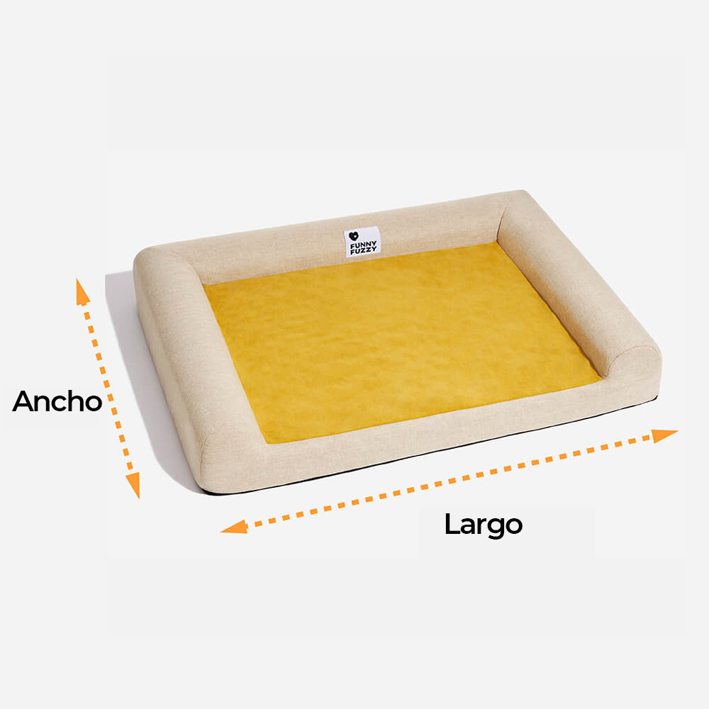 Cama ortopédica cómoda para perros con soporte completo