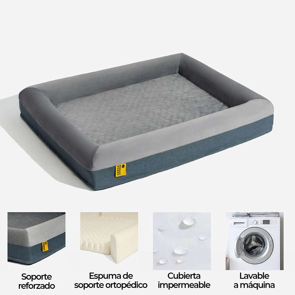 Cama ortopédica premium para perros Sueño maravilloso con cama de excavación de juego alegre