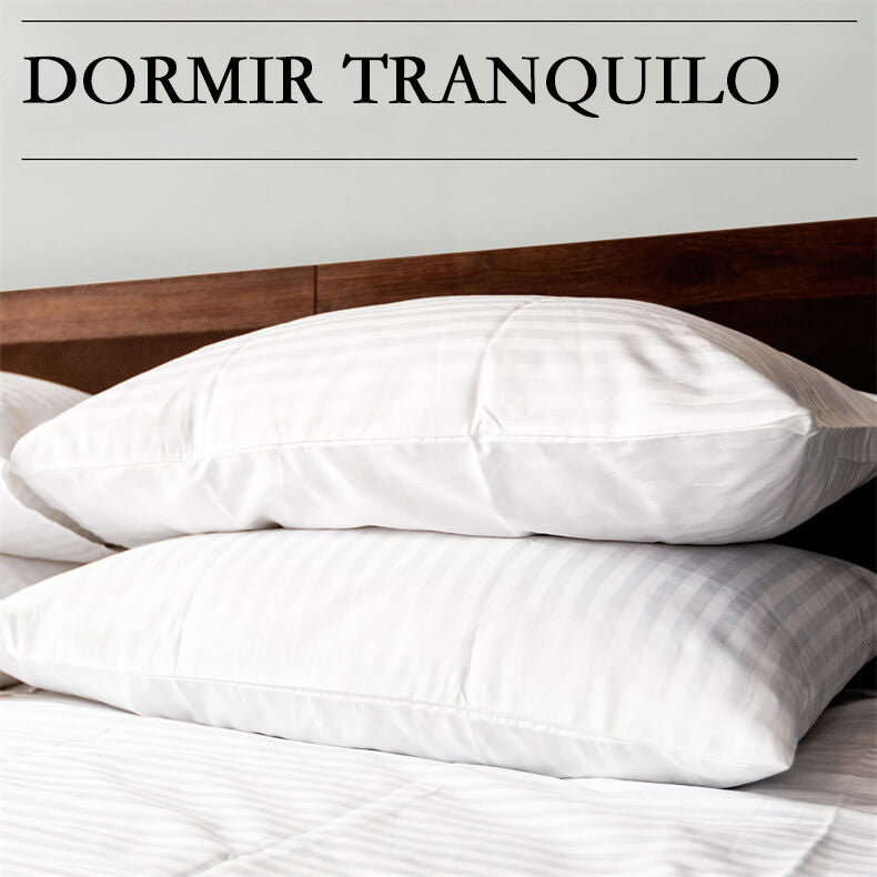 Almohadas de Cama de Hotel de Lujo Soporte para el Cuello Juego de Almohadas Esponjosas