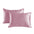 Conjunto de caja de almohada de tela suave y suave para la piel