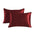 Conjunto de caja de almohada de tela suave y suave para la piel