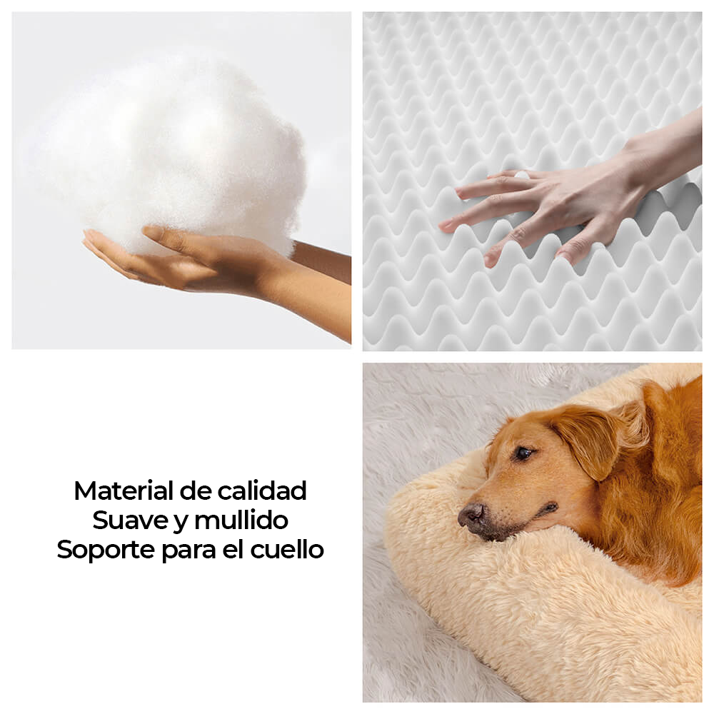 Cama ortopédica para perros humanos Ultimate Cozy Plush extra grande para dormir más profundamente