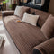 Chenille Art Corrugated Breatable No-Slip Couch Cover Coach