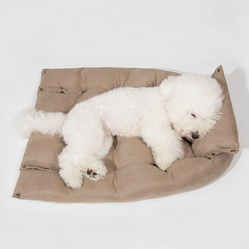 Mat de mascotas multifuncional gato de gato suave y cama para perros