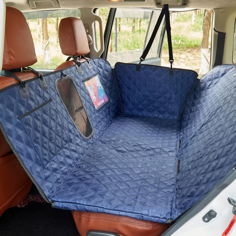 Funda para asiento de coche para perros, impermeable, resistente a la suciedad, a prueba de arañazos, para viaje de mascotas