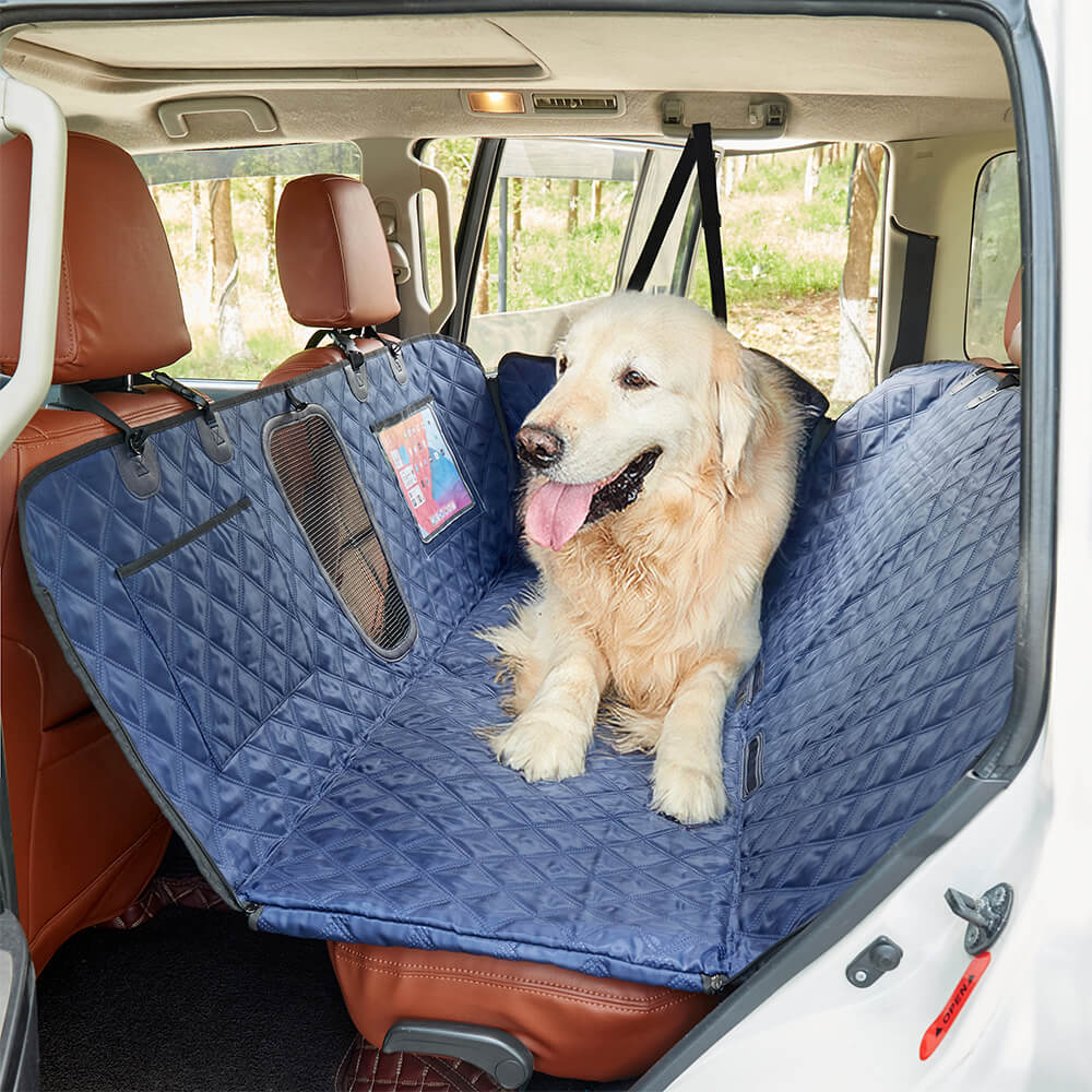 Funda para asiento de coche para perros, impermeable, resistente a la suciedad, a prueba de arañazos, para viaje de mascotas