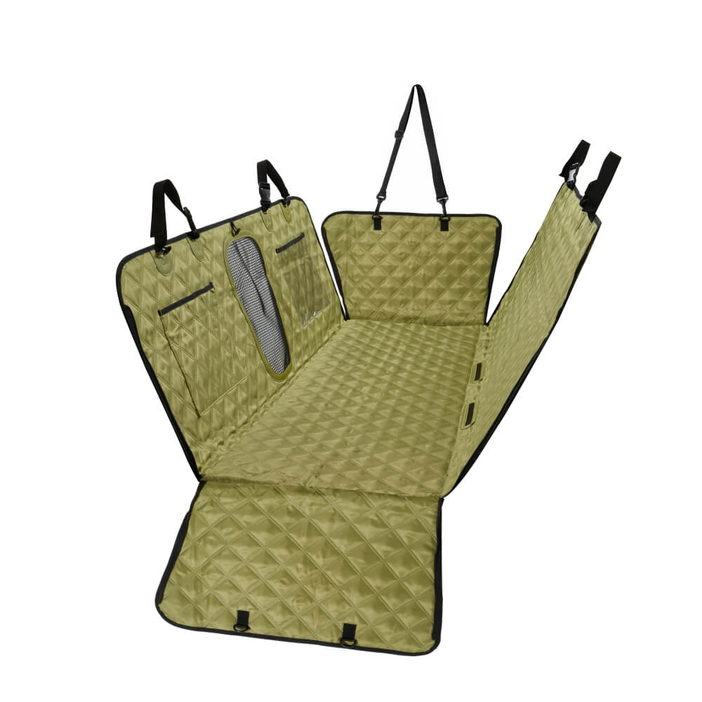 Funda para asiento de coche para perros, impermeable, resistente a la suciedad, a prueba de arañazos, para viaje de mascotas
