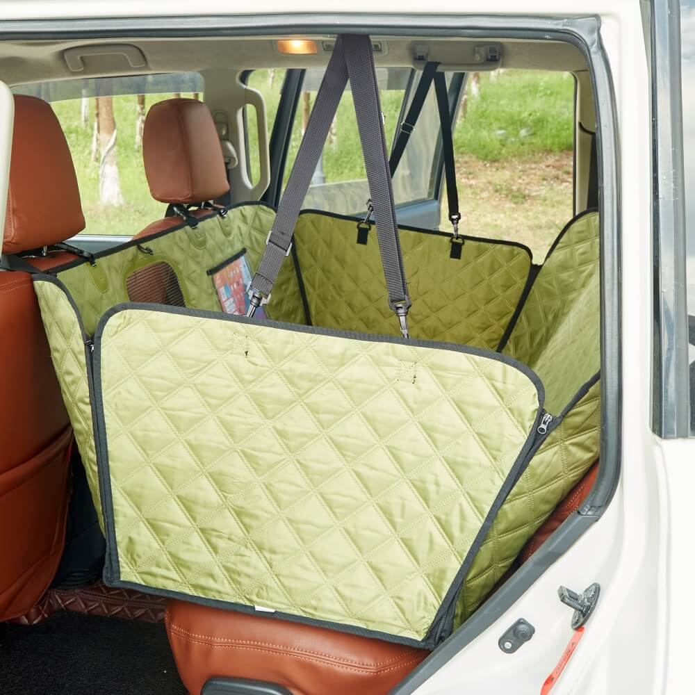 Funda para asiento de coche para perros, impermeable, resistente a la suciedad, a prueba de arañazos, para viaje de mascotas