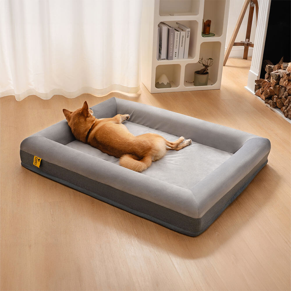 Cama ortopédica premium para perros Sueño maravilloso con cama de excavación de juego alegre