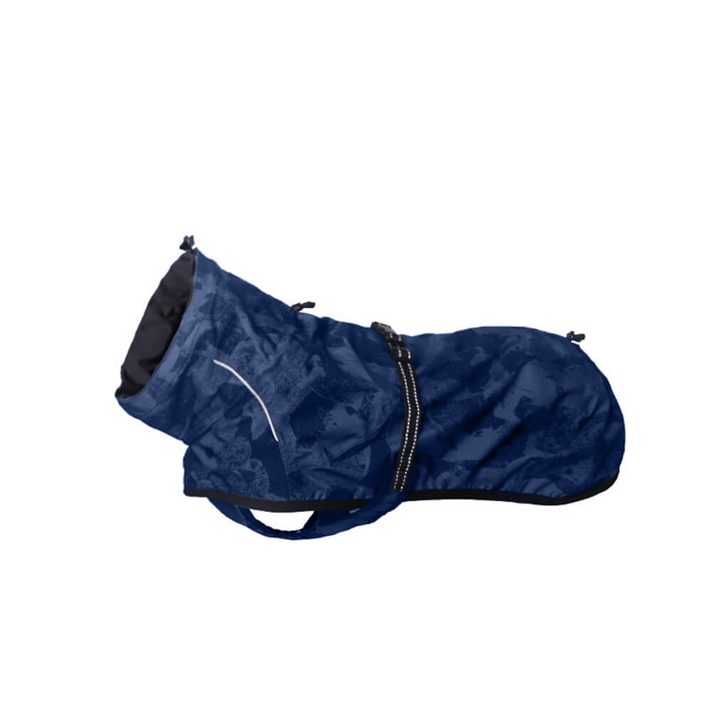 Chubasquero para perros impermeable, resistente al viento y con cuello alto ajustable y camuflaje