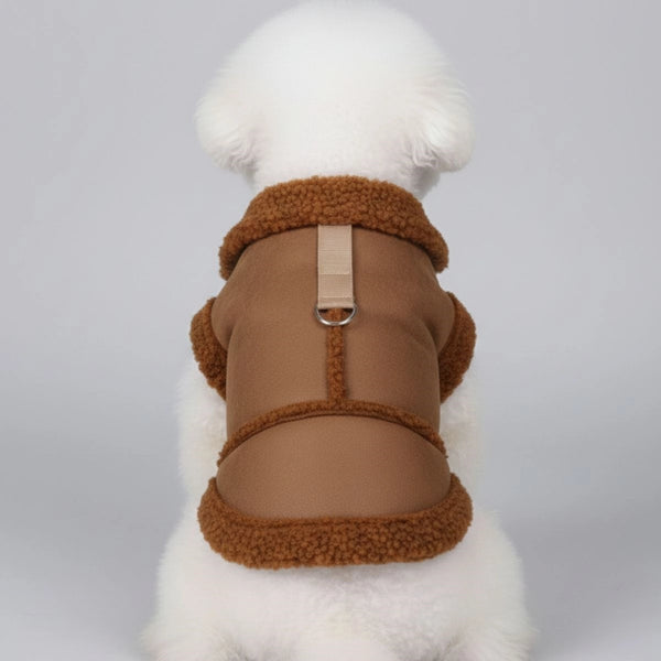 Shearling Dog Jacket – Warm and Stylish Winter Outerwear