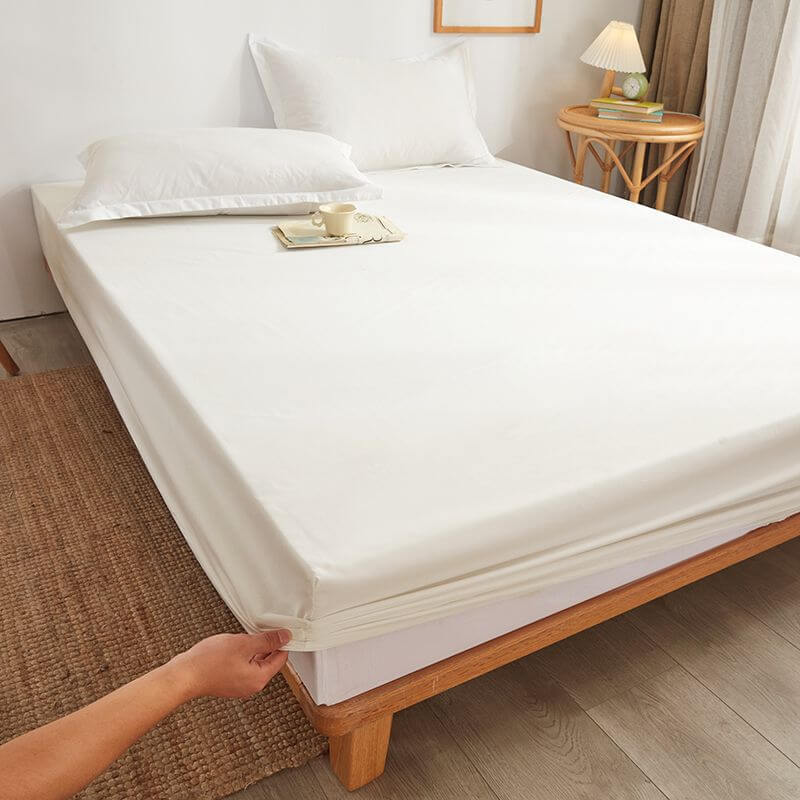 Protector de cama suave que admite mascotas Funda de colchón impermeable