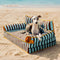 Cama de sofá de perros plegable de perros plegable impermeable de rayas - siesta soleada