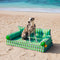 Cama de sofá de perros plegable de perros plegable impermeable de rayas - siesta soleada