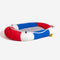 Cama para mascotas en forma de bote impermeable de enfriamiento de verano con almohada-balsa de enfriamiento