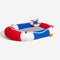 Cama para mascotas en forma de bote impermeable de enfriamiento de verano con almohada-balsa de enfriamiento