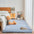 Alfombra de felpa gruesa para mesita de noche de dormitorio: alfombra extra suave y acogedora