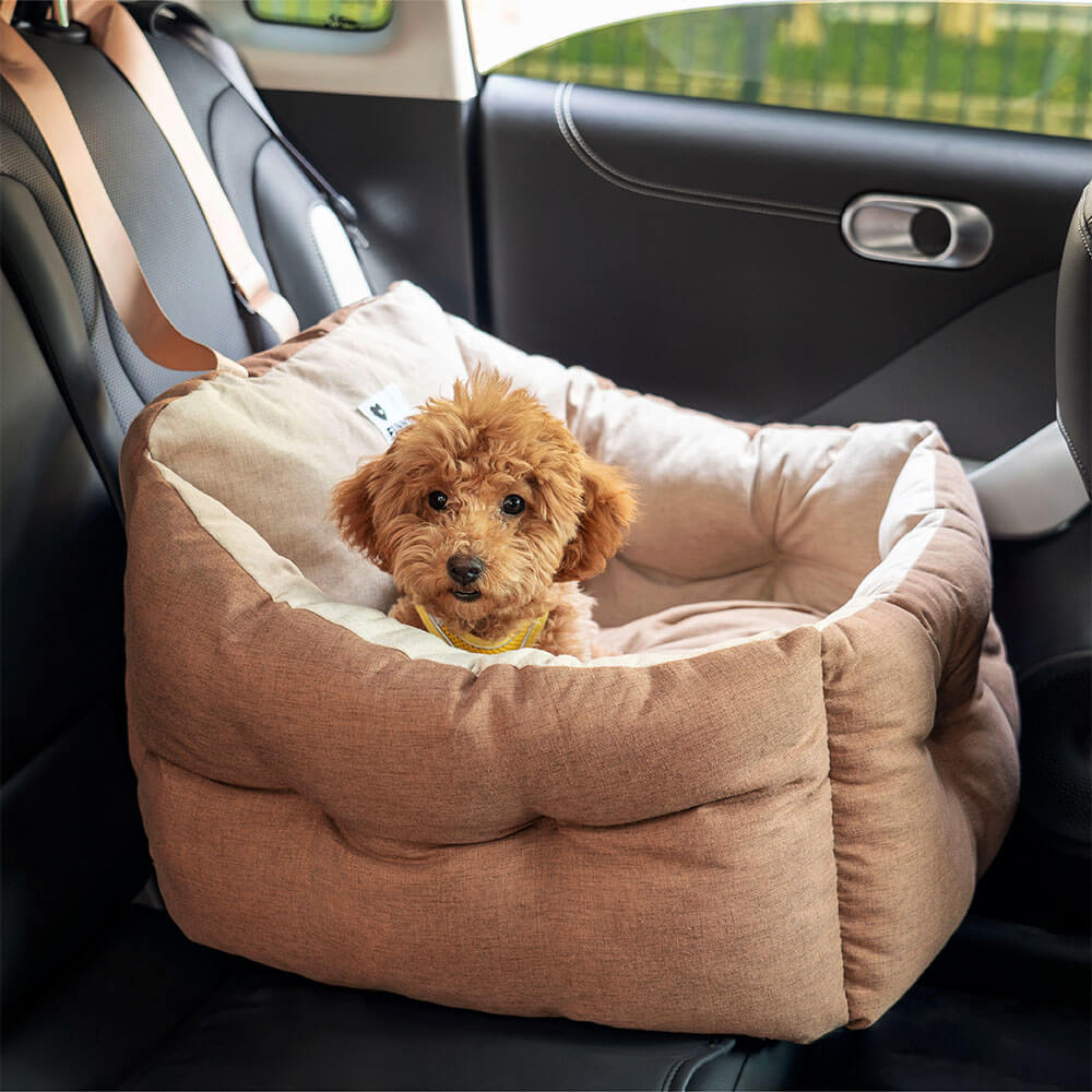 Protector de Viaje para Mascotas Impermeable y Elevado Cama de Coche para Perros Engrosada