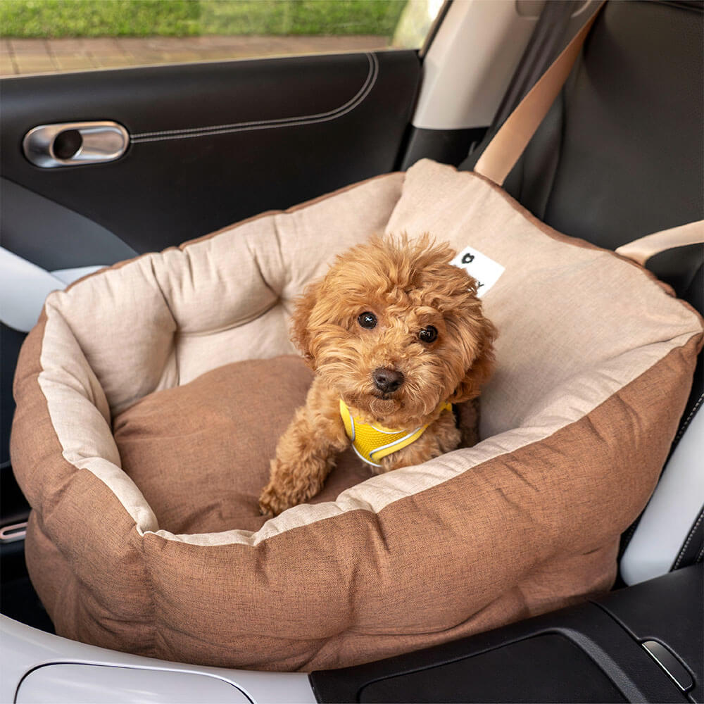 Protector de Viaje para Mascotas Impermeable y Elevado Cama de Coche para Perros Engrosada