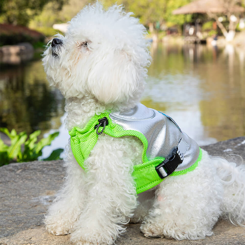 Chaleco de enfriamiento ligero para perros con protección solar UV