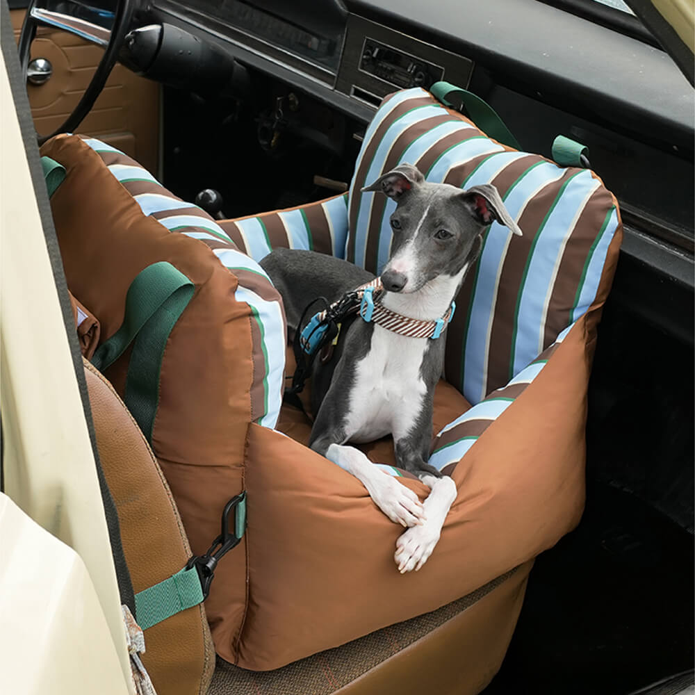 Cojín de asiento para perro en el coche, multifuncional, impermeable y de vibrante estilo