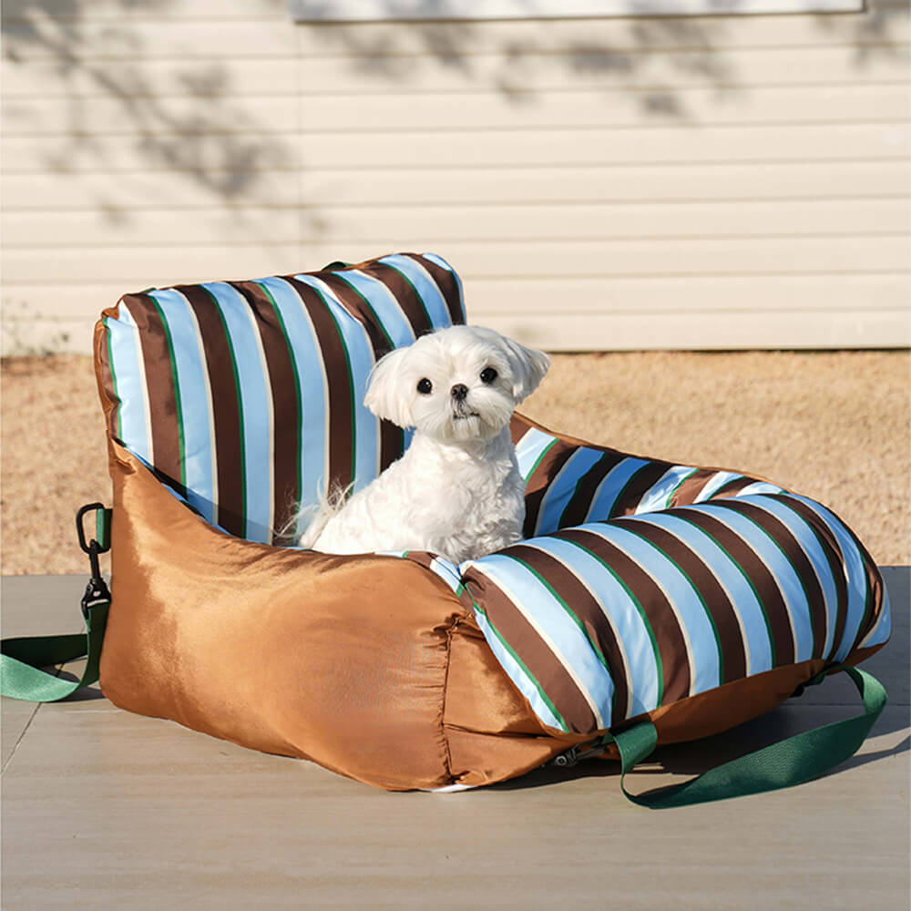 Cojín de asiento para perro en el coche, multifuncional, impermeable y de vibrante estilo