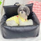Lit pour chien en similicuir floral vintage, imperméable, anti-rayures, pour chiot