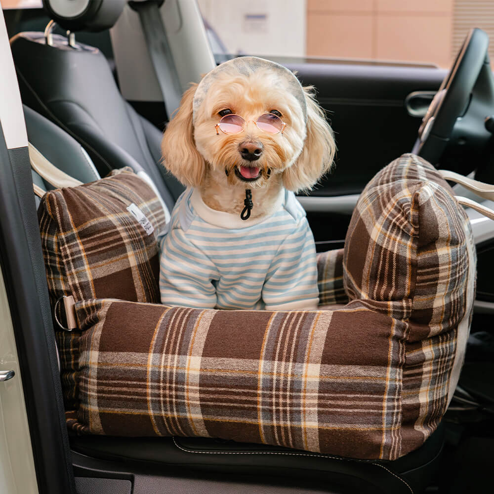 Cama de seguridad para el asiento del coche del perro