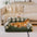 Sofá cama vintage a cuadros lavable y relajante para perros y gatos