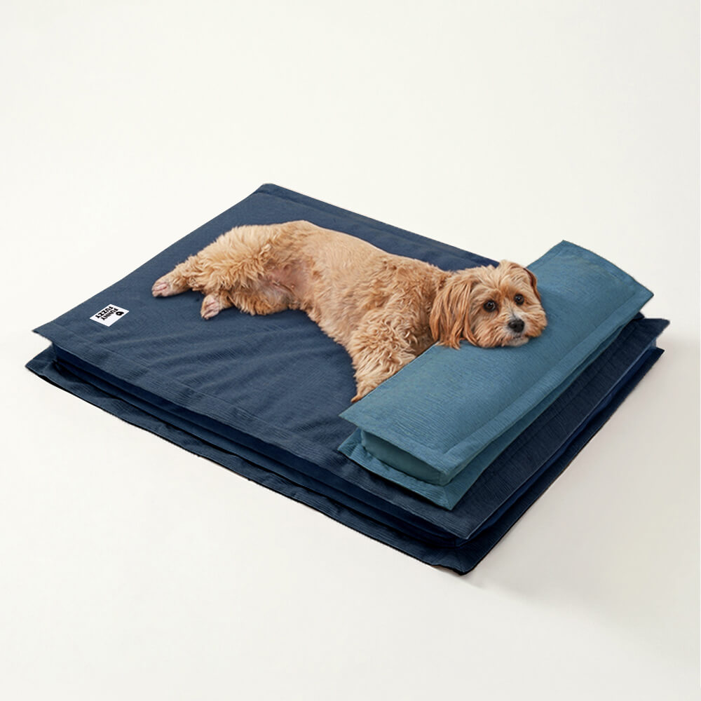 Antiansiedad con soporte de esponja cama para perros para dormir profundo