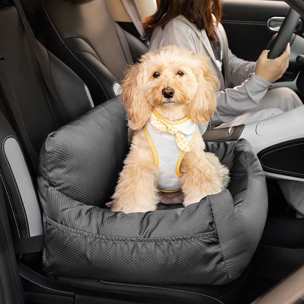 Cama de coche impermeable con refuerzo para viajes para perros