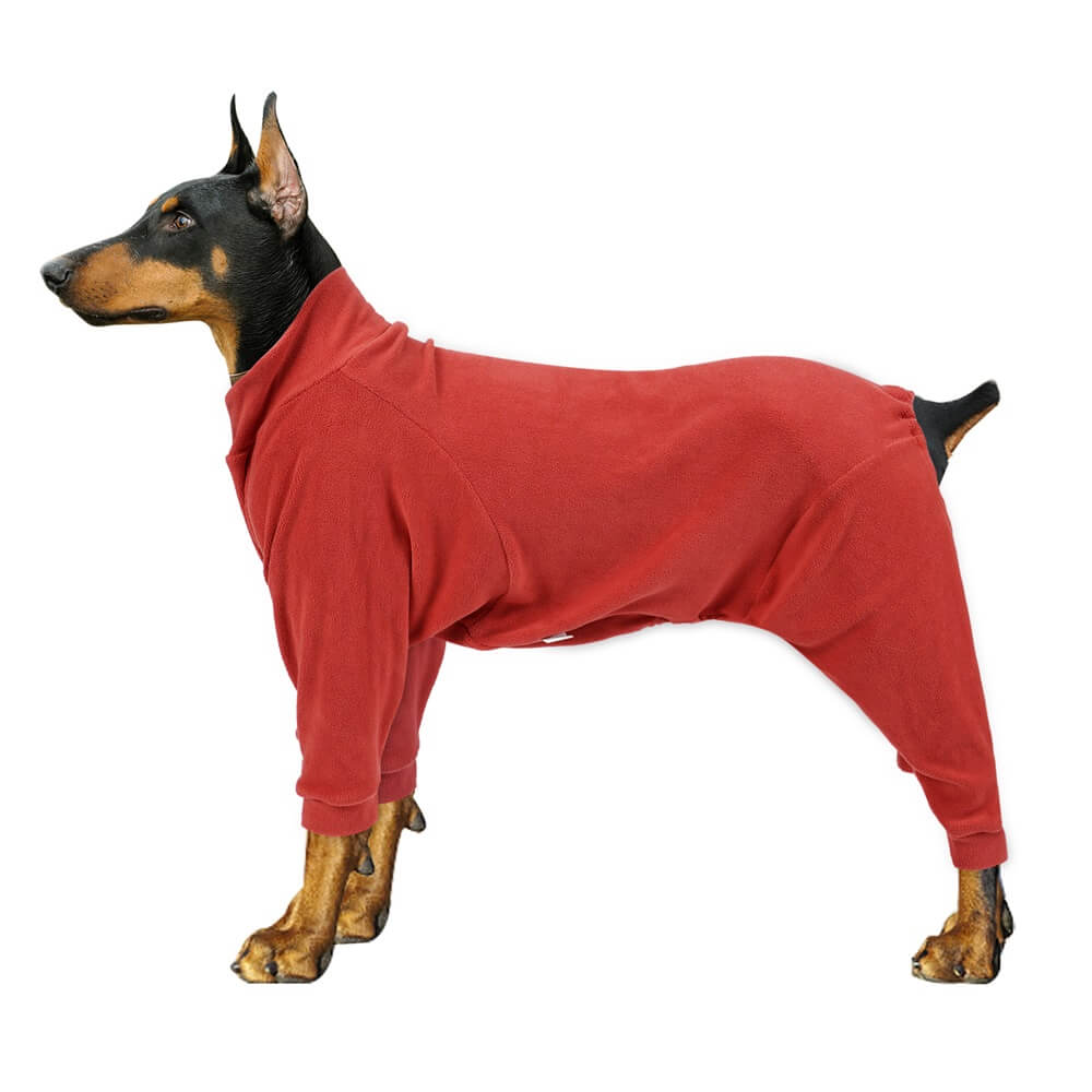 Pijamas de polar acogedores para perros: ropa de dormir perfecta para perros grandes