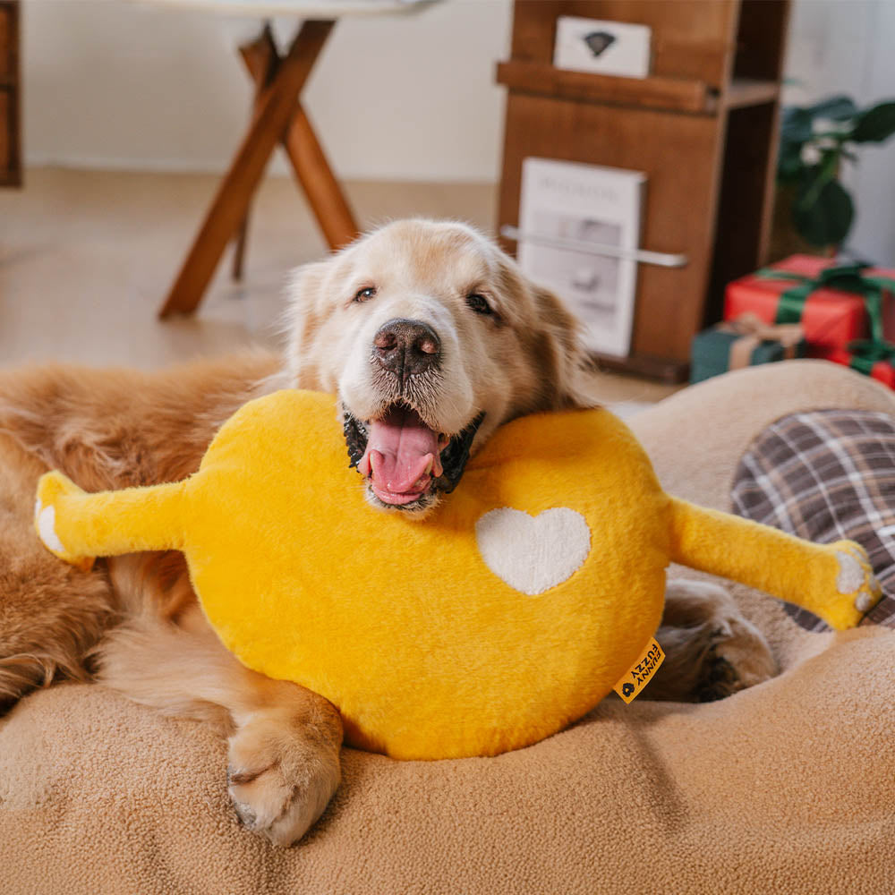 FUNNYFUZZY - Almohada de peluche acogedora con forma de corazón