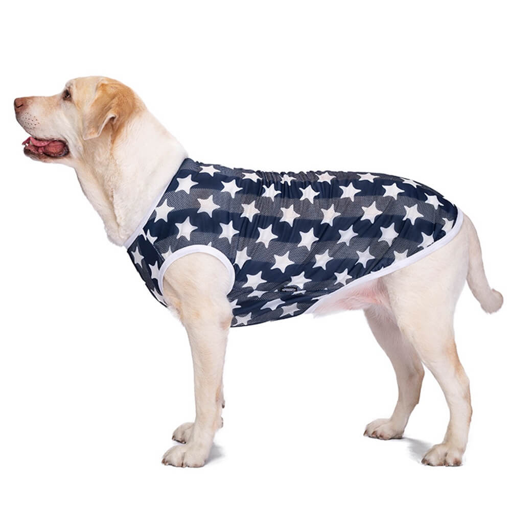 Ropa para perros finos Golden Retriever Labrador patrón transpirable chaleco de protección solar