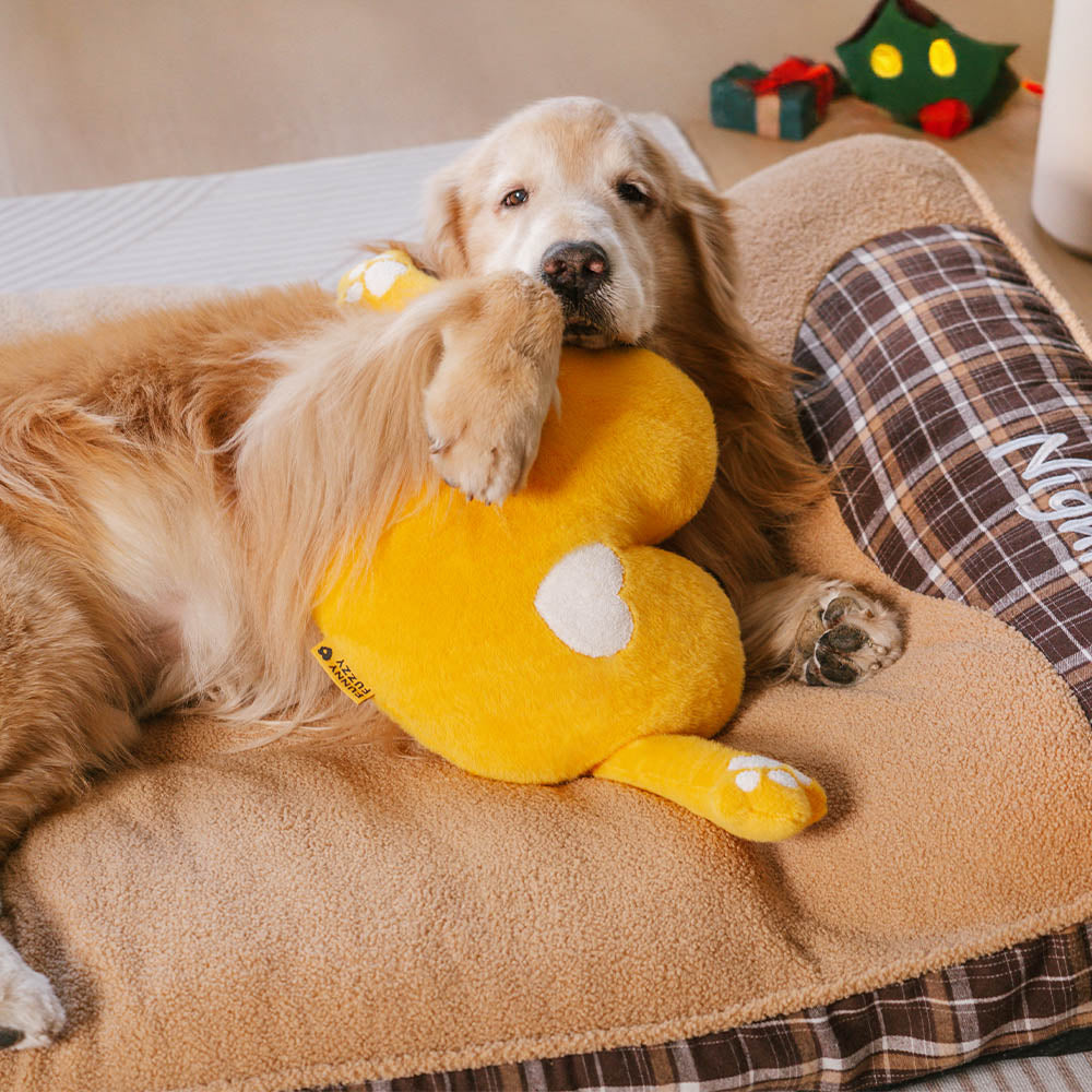 FUNNYFUZZY - Almohada de peluche acogedora con forma de corazón