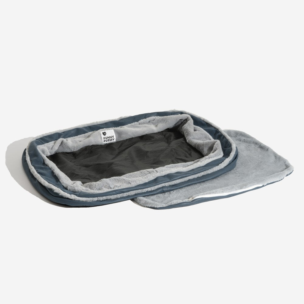 Cama grande y cálida para dormir, funda de sofá intercambiable de cama para perros