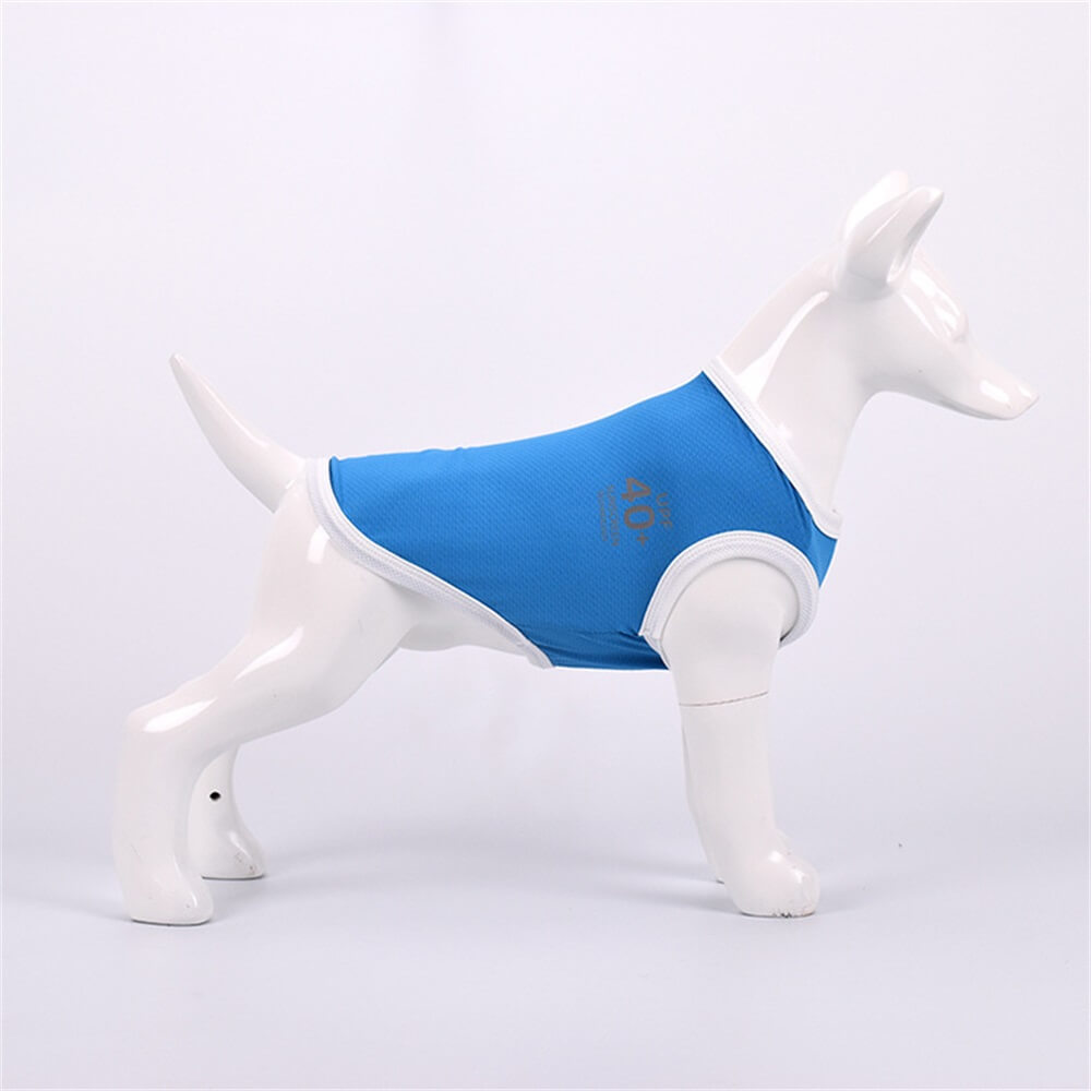 Ropa para perros, protector solar multicolor, chaleco fino transpirable