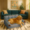 Cama de sofá de perros plegable de perros plegable impermeable de rayas - siesta soleada