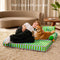 Cama de sofá de perros plegable de perros plegable impermeable de rayas - siesta soleada