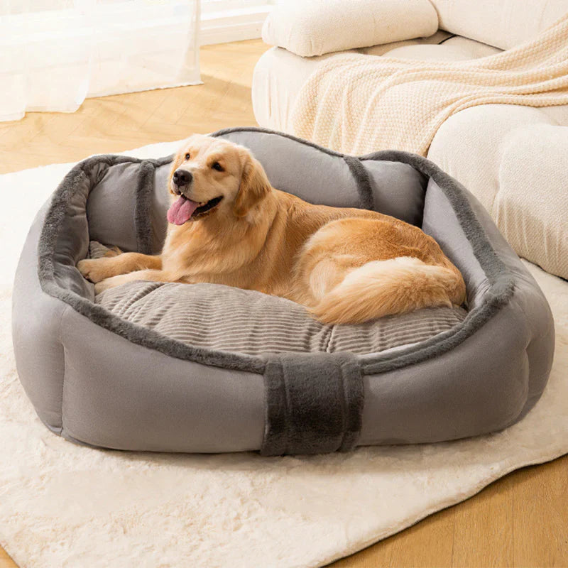 Sofá cama vintage grande y acogedor para perros