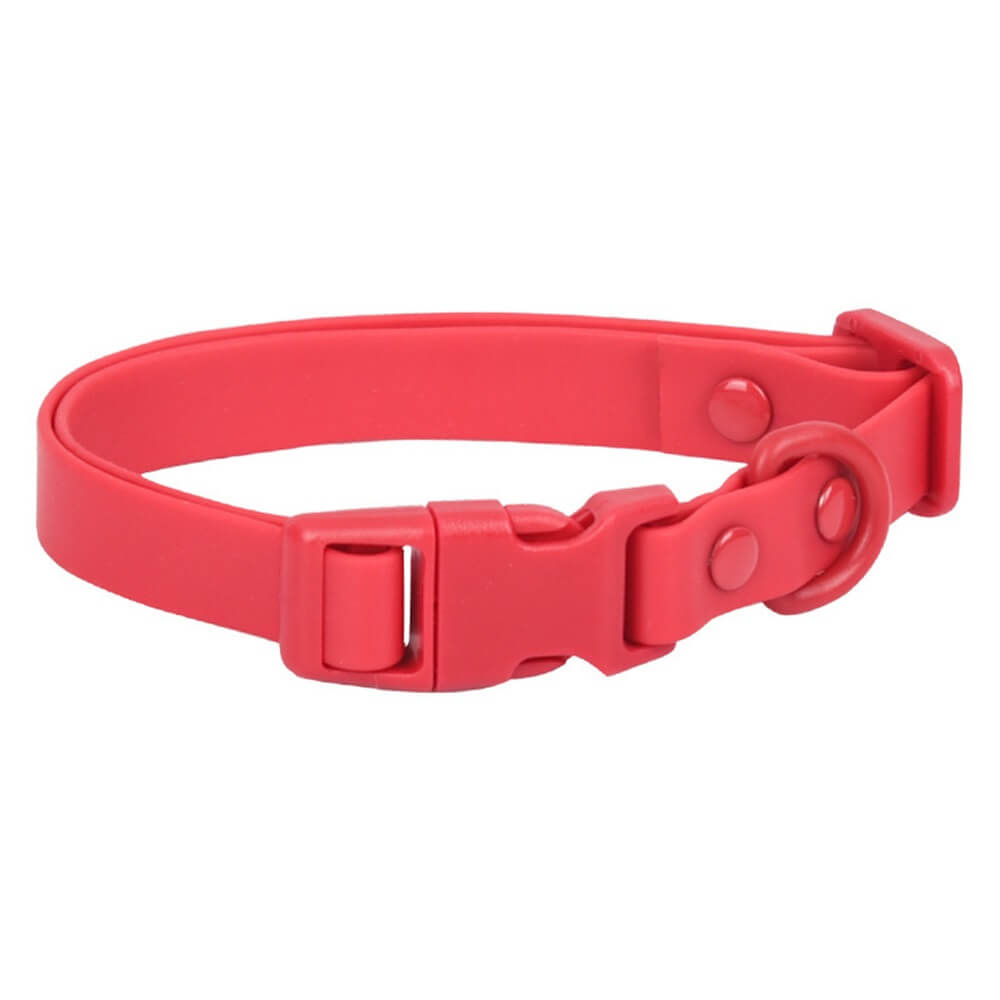 Collar ajustable de PVC resistente al agua y duradero para mascotas: colores personalizables